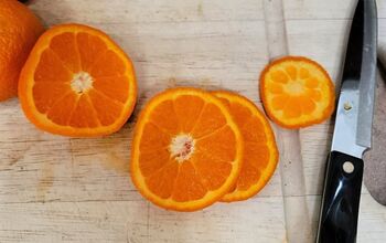 Guirnalda de rodajas de naranja secas