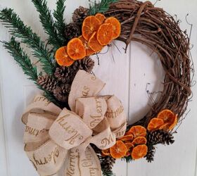 dried orange slice wreath