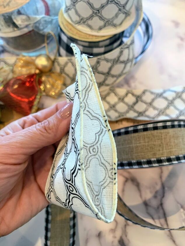 ribbon angel christmas ornaments