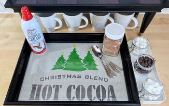 Bandeja de cacao caliente - Decoración navideña