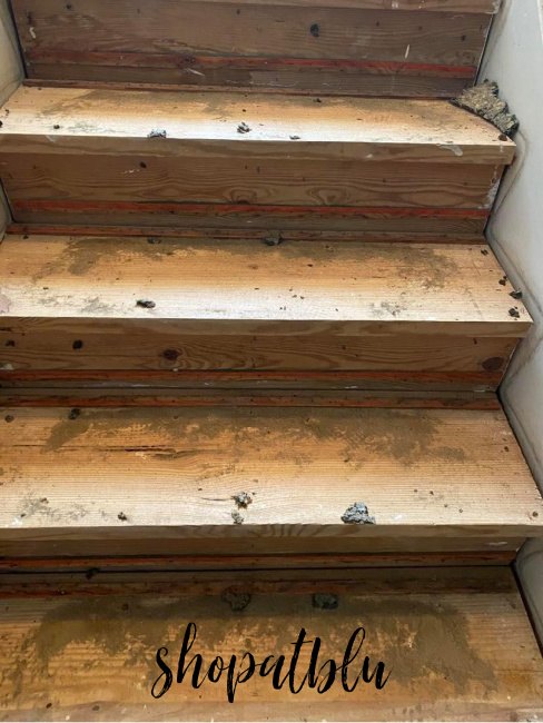 how to remove carpet and paint your stairs