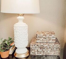diy lamp makeover with texture and dimension anthropologie inspired