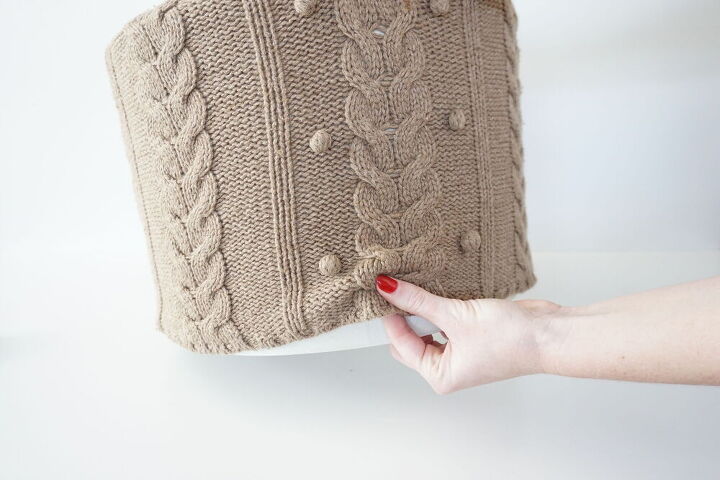 how to make a sweater lamp