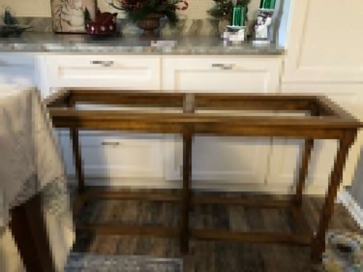 q sofa table makeover