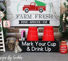 How to Make a Solo Cup Holder With a Marker Holder for the Holidays