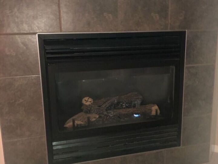 q can i glue wood on the ceramic tile on my fireplace