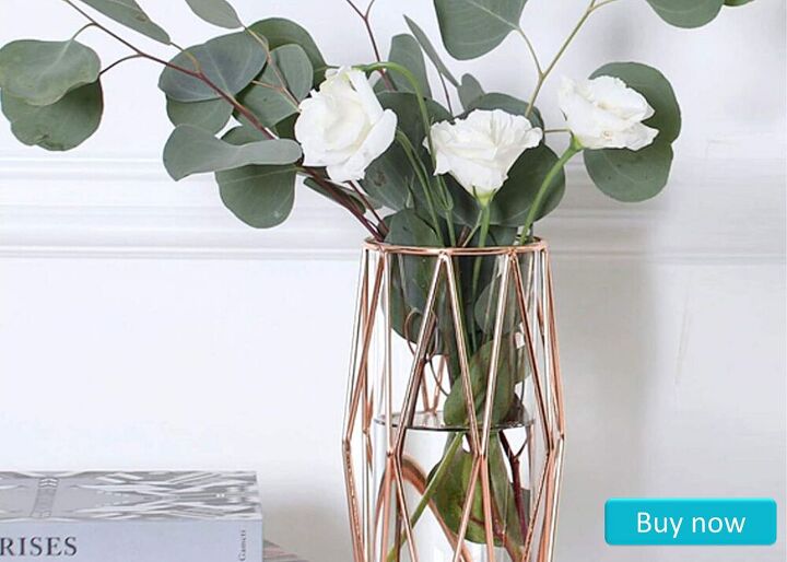 6 lindos vasos decorativos que sua lareira precisa desesperadamente, vaso de vidro geom trico