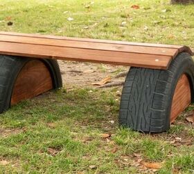 How To Make A Garden Bench Out Of A Tire