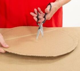 Use a bucket of plaster and a piece of cardboard for this furniture trick