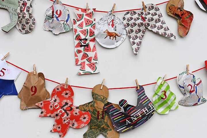s 20 of the best advent calendars to use this december, Upcycle paper bags into a whimsical Advent calendar