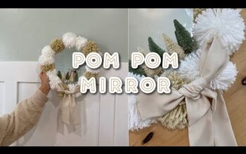 DIY Pom Pom Mirror- Anthropologie Inspired!