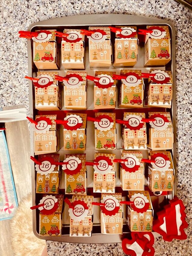 Baking Sheet Advent Calendar Hometalk