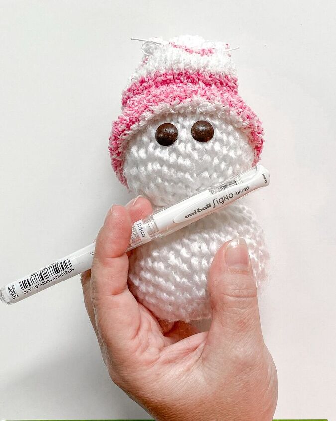 bom artesanato de boneco de neve para sua decorao de natal diy