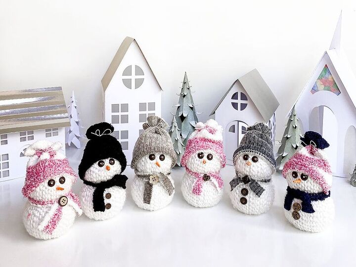 cute snowman craft for your diy christmas decor