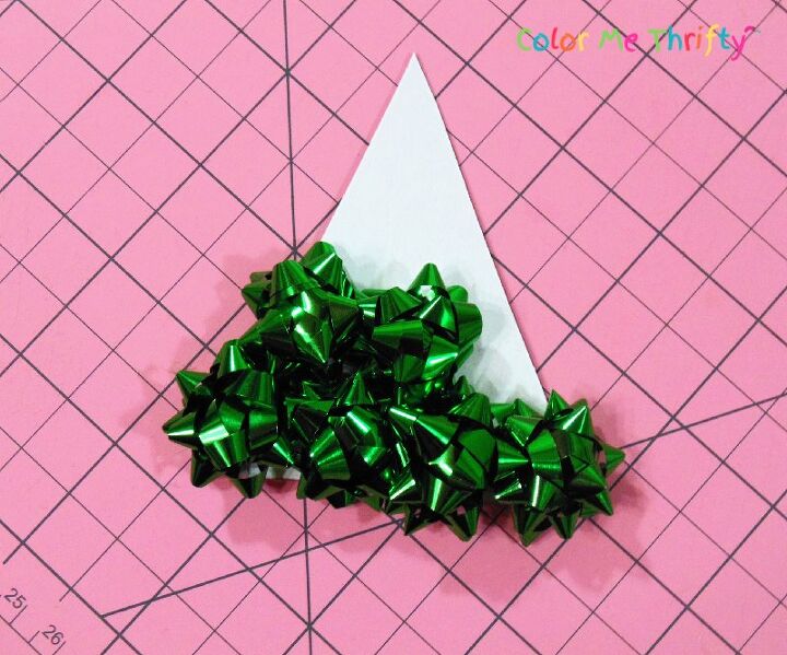 repurposed mini gift bow ornaments