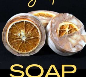 diy orange spice soap for homemade winter gifts