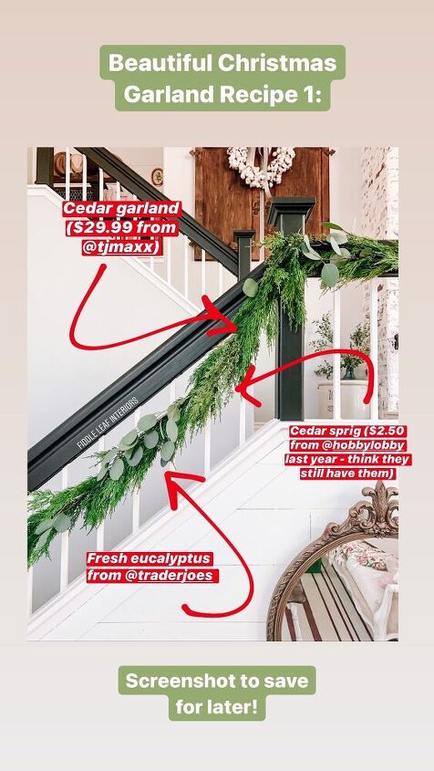 how to make faux garland look more realistic