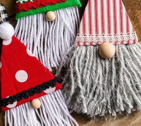 13 reasons to save your cardboard boxes this season, Craft these adorable gnome ornaments from a cardboard triangle