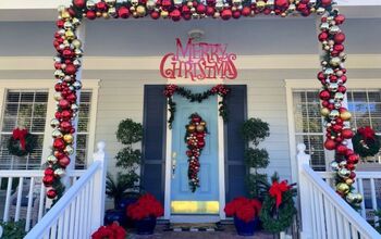 Make an Ornament Archway for Christmas