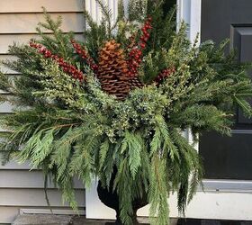 how to make beautiful outdoor planters for winter, After