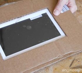 Use cardboard to make your family photos more beautiful