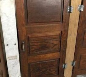 q how to upcycle 1906 bathroom stall doors