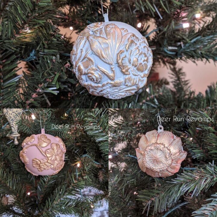 how to make unique christmas tree ornaments using resin clay moulds