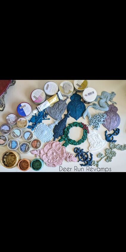 how to make unique christmas tree ornaments using resin clay moulds