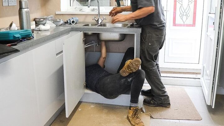 how to cut a hole in a kitchen sink