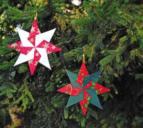 kaleidoscope star christmas ornament