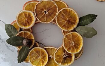 Corona de naranjas secas para tu cocina
