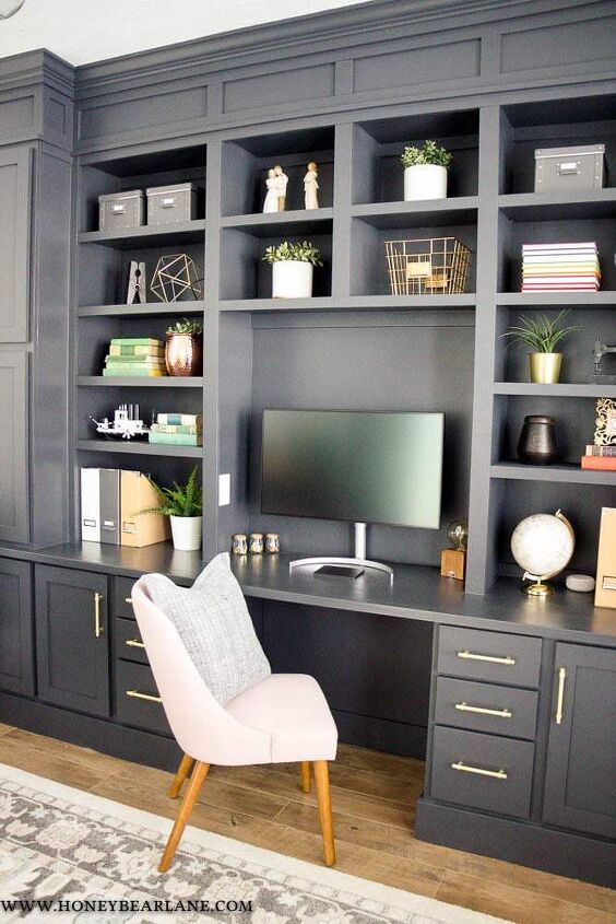 s 15 showstopping projects to start planning for 2021, Get a gorgeous home office with a built in desk and storage