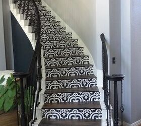 s 15 showstopping projects to start planning for 2021, Turn your spiral staircase into a statement with black and white tiles