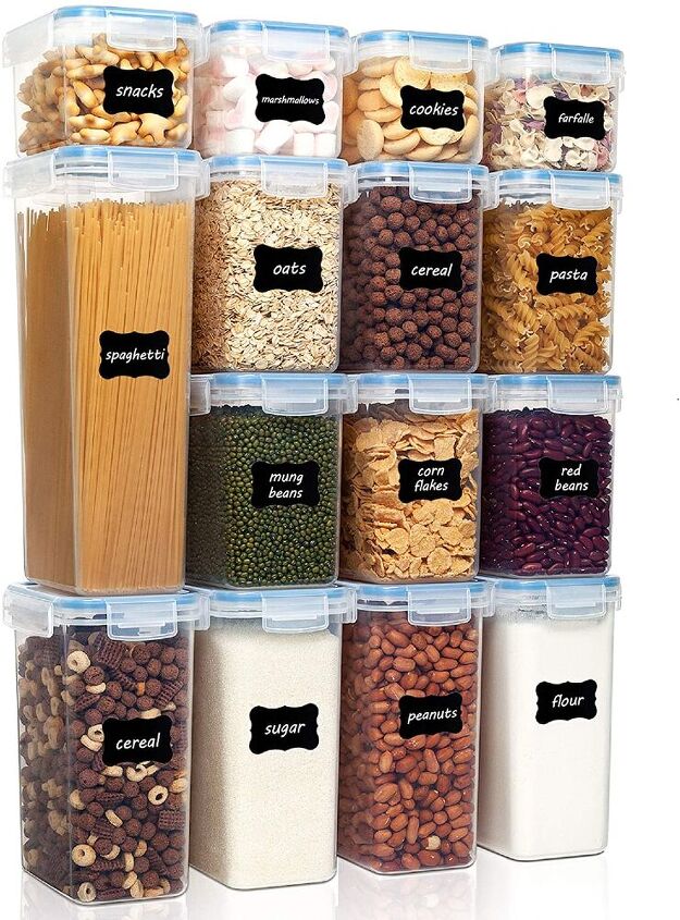 s 5 brilliant kitchen organizers you can order today on amazon, Dry Food Canisters