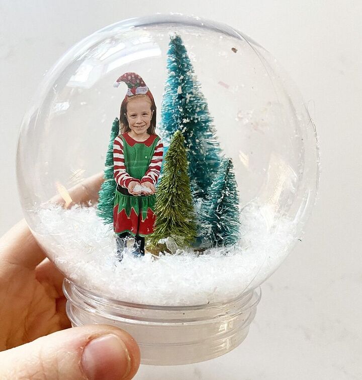 how to make a cute diy personalized snow globe