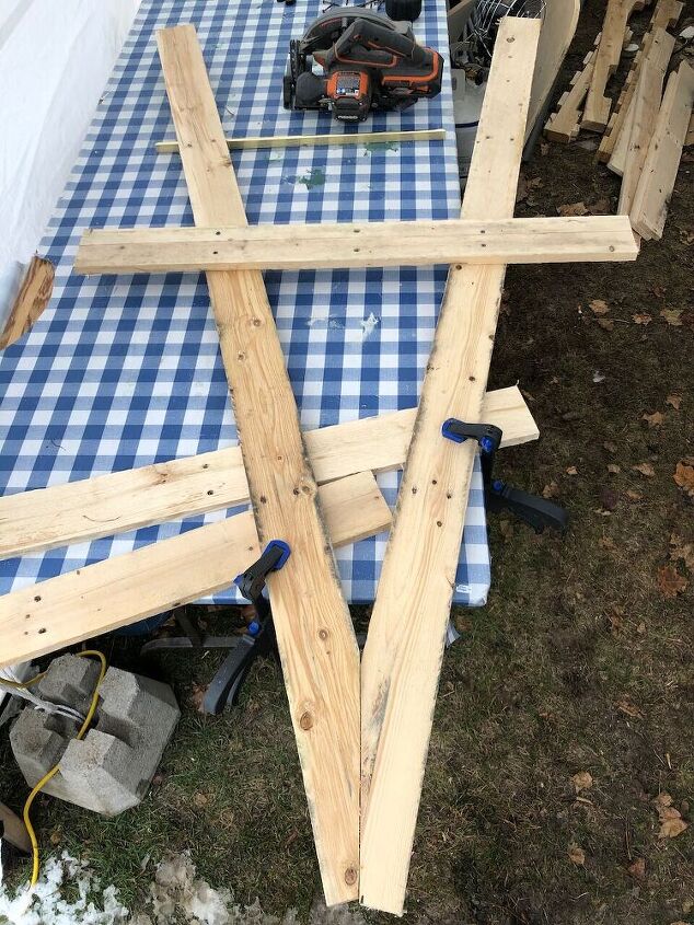 make an easel out of scrap wood pallets great art easel for kids