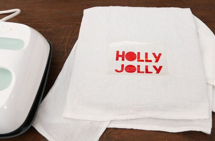 como fazer toalhas de ch personalizadas com seu cricut