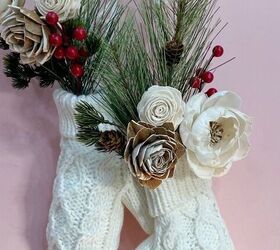s 15 holiday wreath ideas you won t see on anyone else s front door, Adorable Door Hanger