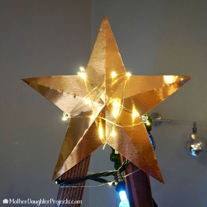 s 8 magical ways to light up your home this christmas, DIY Modern 2x4 Christmas Tree