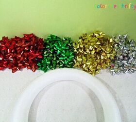 quick easy gift bow wreath