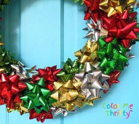 quick easy gift bow wreath