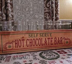 s 15 hot cocoa stations that made us smile, Build the perfect hot cocoa bar from scrap wood