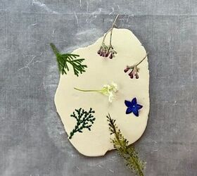 easy diy nature ornaments from clay