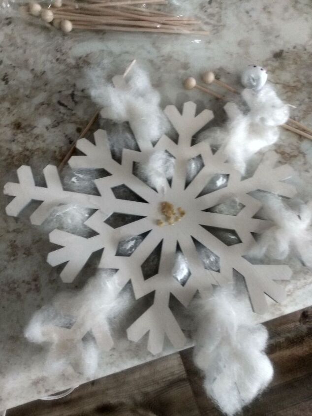 flocos de neve diy idias de decorao de inverno