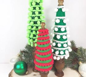 s 15 last minute christmas decorations you still have time to make, DIY these whimsical felt trees for last minute Christmas spirit
