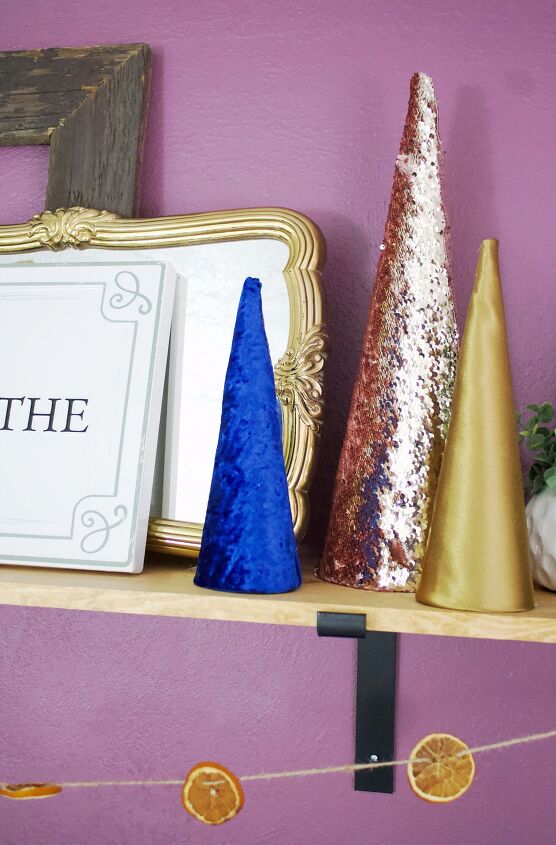 15 decoraes de natal de ltima hora que voc ainda tem tempo para fazer, cones de papel de rvore de natal DIY