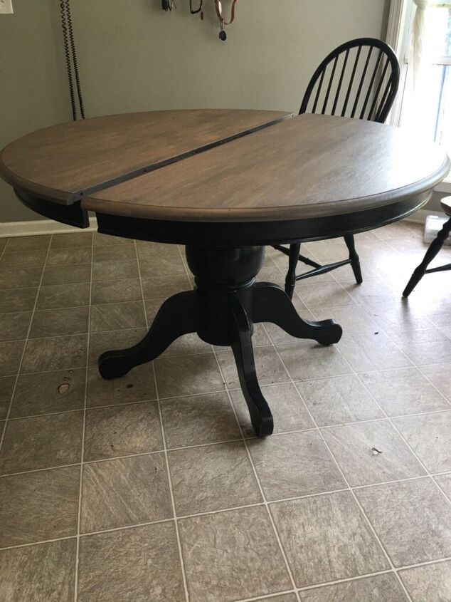 21 ways to bring your old dining table into 2021, Renew a damaged wooden table with Retique It
