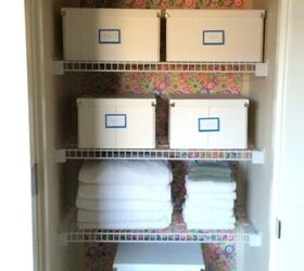 s 15 brilliant ways to organize your closet for a cleaner year, Tackle linen closet chaos with labeled boxes
