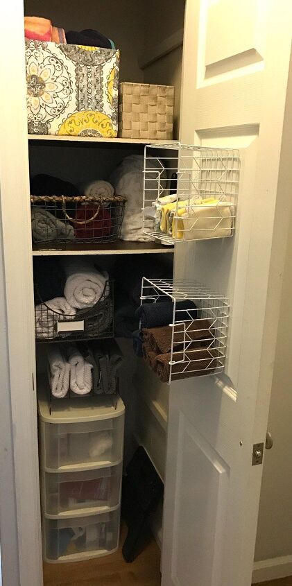 s 15 brilliant ways to organize your closet for a cleaner year, Turn your linen closet into an oasis with three easy hacks