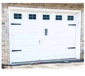cheap diy garage door makeover